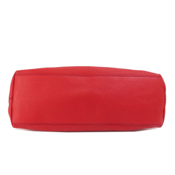Gucci Chain Shoulder Soho Tote Bag Leather Red - Picture 4 of 9